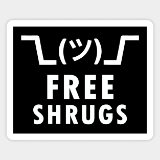 Free Shrugs Magnet